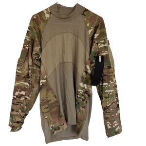 Massif Army Combat Shirt Multicam Military Issue Flame Resistant Sz Large